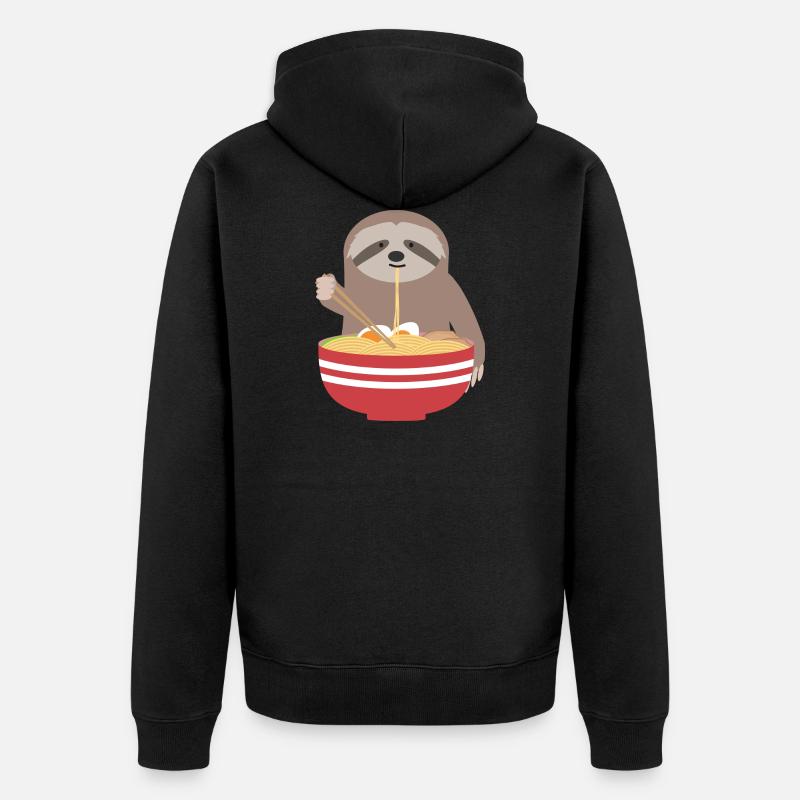 Ramen - Unisex Premium Bio Zip Hoodie - Schwarz