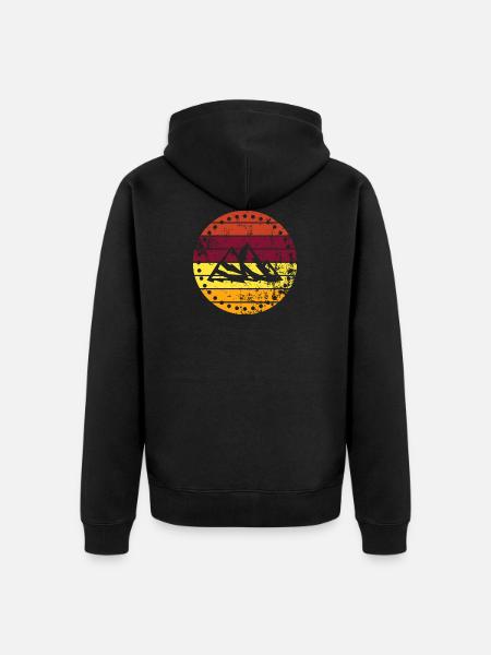 Berg - Veste à capuche bio Premium Unisexe - noir
