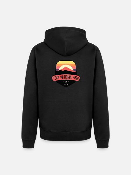 Teide Nationalparl - Tenerife, Spain - Unisex Premium Organic Zip Hoodie - black