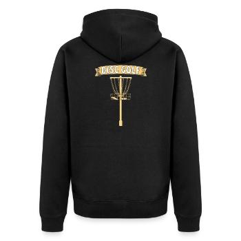 DISC GOLF - Veste à capuche bio Premium Unisexe - noir - Dos - Nico (187cm)