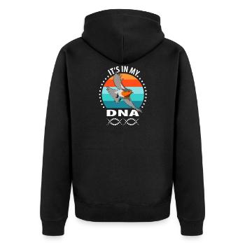 Bird Watching Birds Watching Birding Bird - Unisex Premium Organic Zip Hoodie - black - Back - Nico (187cm)