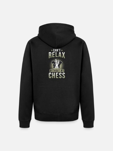 Chess Gift - Unisex Premium Organic Zip Hoodie - black