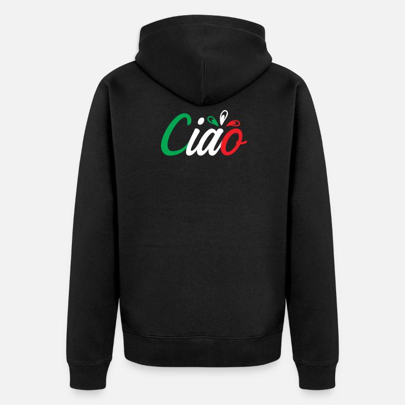 Ciao - Veste à capuche bio Premium Unisexe - noir