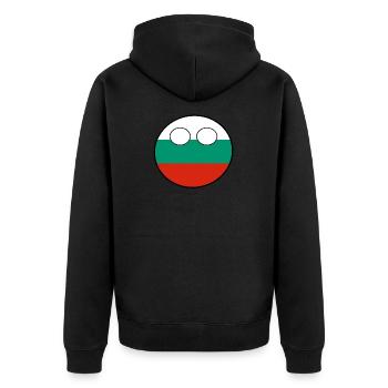 Countryball pays Patrie Bulgarie - Veste à capuche bio Premium Unisexe - noir - Dos - Nico (187cm)