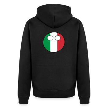 Countryball pays Patrie Italie - Veste à capuche bio Premium Unisexe - noir - Dos - Nico (187cm)
