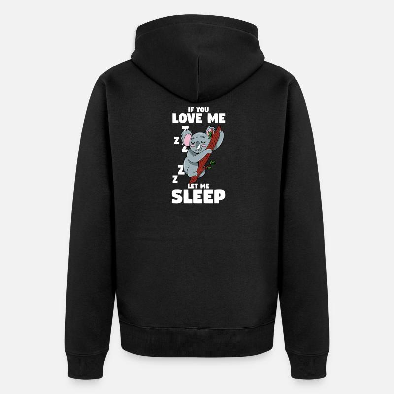 Koala - Veste à capuche bio Premium Unisexe - noir