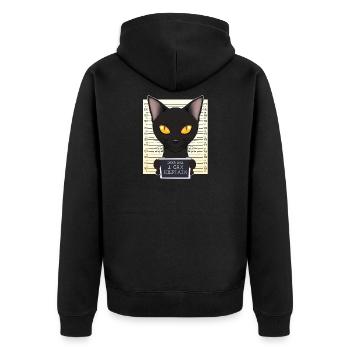 Bombay Cat Papa Je Cher Papa Je Peux Expliquer I Bombay - Veste à capuche bio Premium Unisexe - noir - Dos - Nico (187cm)
