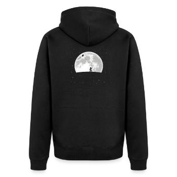 Cerf-volant - Veste à capuche bio Premium Unisexe - noir - Dos - Nico (187cm)