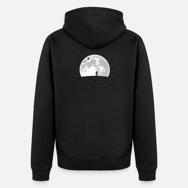 Cerf-volant - Veste à capuche bio Premium Unisexe - noir