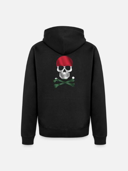 Hungary Flag - Unisex Premium Organic Zip Hoodie - black