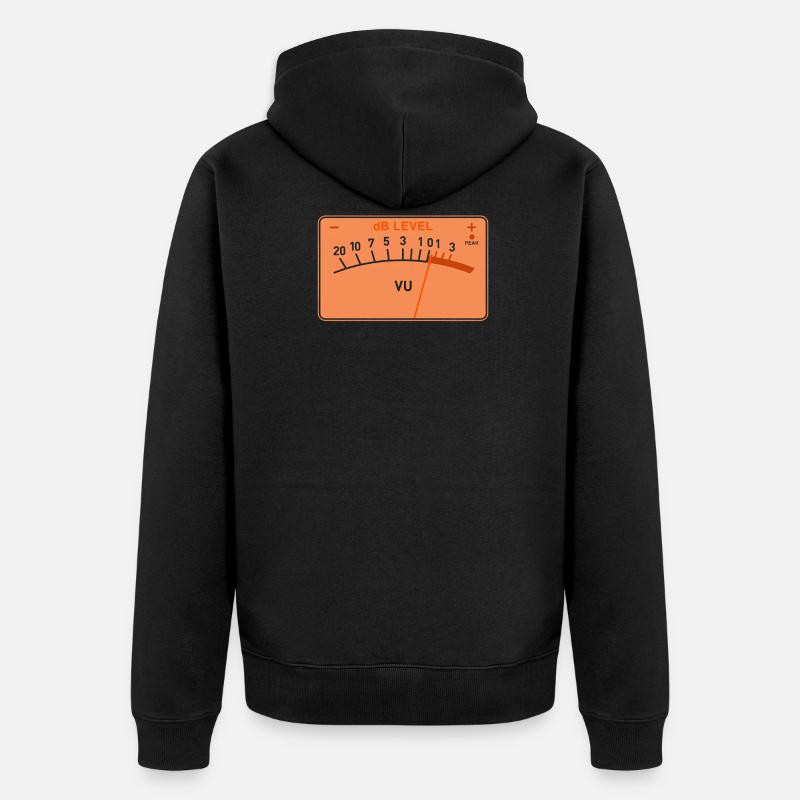 Compteur de volume - Veste à capuche bio Premium Unisexe - noir