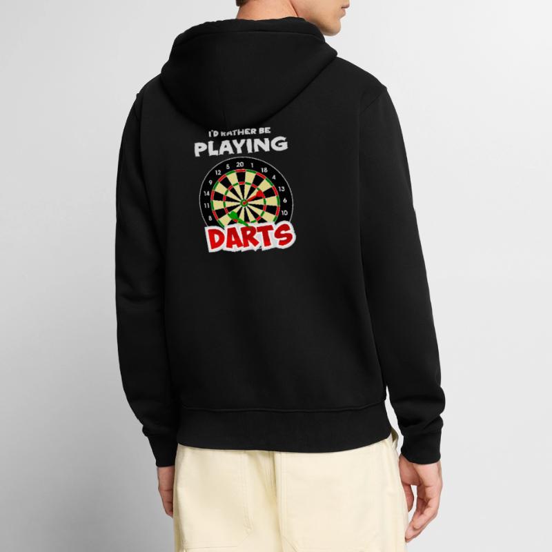 Fléchettes Fléchettes Joueurs de fléchettes Fléchettes Fléchettes Fléchettes Fléchettes Fléchettes Dar Veste à capuche bio Premium Unisexe