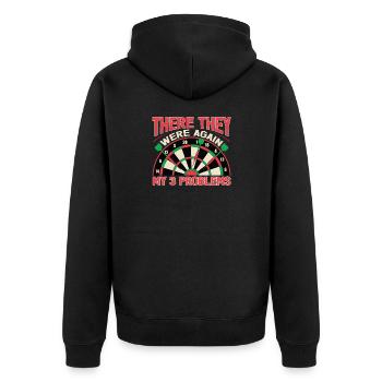 Fléchettes Fléchettes Joueurs de fléchettes Fléchettes Fléchettes Fléchettes Fléchettes Fléchettes Dar - Veste à capuche bio Premium Unisexe - noir - Dos - Nico (187cm)
