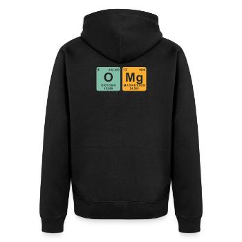 Éléments chimiques Chimiste Chimie - Veste à capuche bio Premium Unisexe - noir - Dos - Nico (187cm)