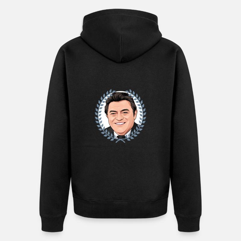 FJS // Illustration - Veste à capuche bio Premium Unisexe - noir