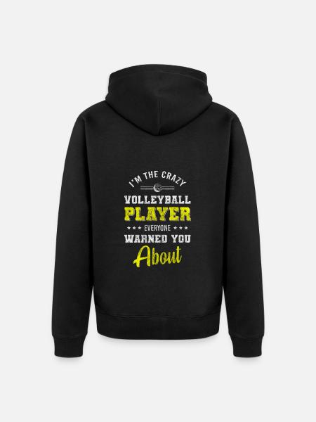 Sport Ball Trainer - Unisex Premium Organic Zip Hoodie - black