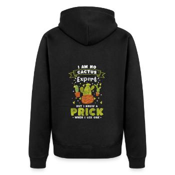 Câlin de plante - Veste à capuche bio Premium Unisexe - noir - Dos - Nico (187cm)