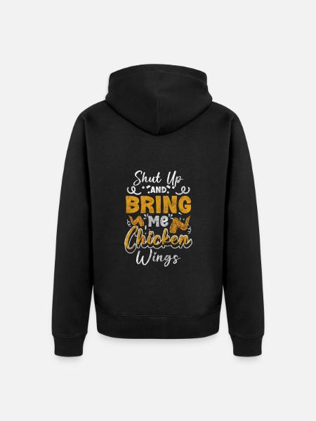 Essen Hotel - Unisex Premium Organic Zip Hoodie - black