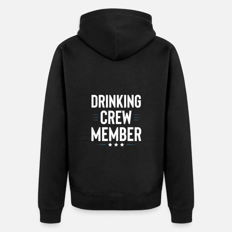 Équipe de boisson - Veste à capuche bio Premium Unisexe - noir