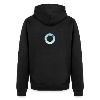 Vacances d'été - Veste à capuche bio Premium Unisexe - noir - Dos - Nico (187cm)