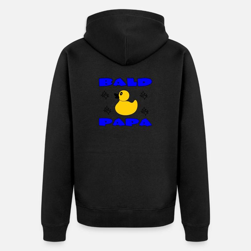 BALD PAPA - Veste à capuche bio Premium Unisexe - noir