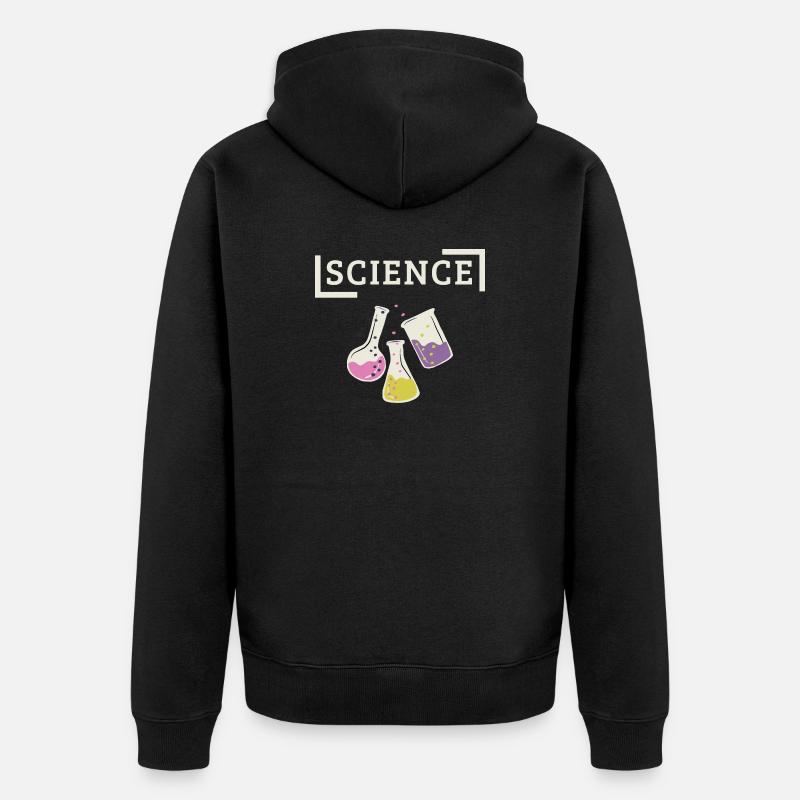 Science - Veste à capuche bio Premium Unisexe - noir