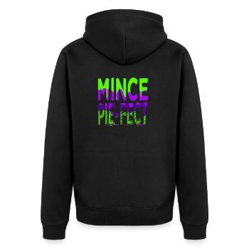 beard birthday present cool christmas awkward - Unisex Premium Bio Zip Hoodie - Schwarz - Hinten - Nico (187cm)