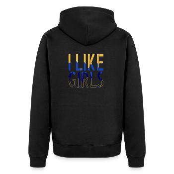 santé mentale idée présente blague geek sont neuf - Veste à capuche bio Premium Unisexe - noir - Dos - Nico (187cm)