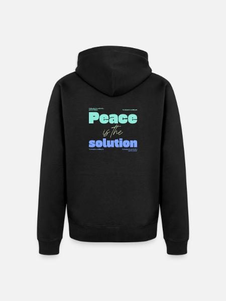 Geistige Gesundheit - Unisex Premium Bio Zip Hoodie - Schwarz