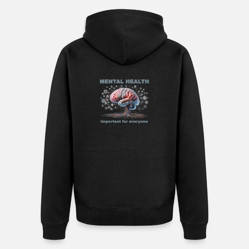 À tes souhaits - Veste à capuche bio Premium Unisexe - noir