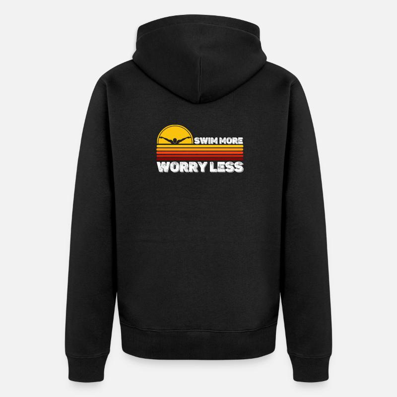 Nager - Veste à capuche bio Premium Unisexe - noir