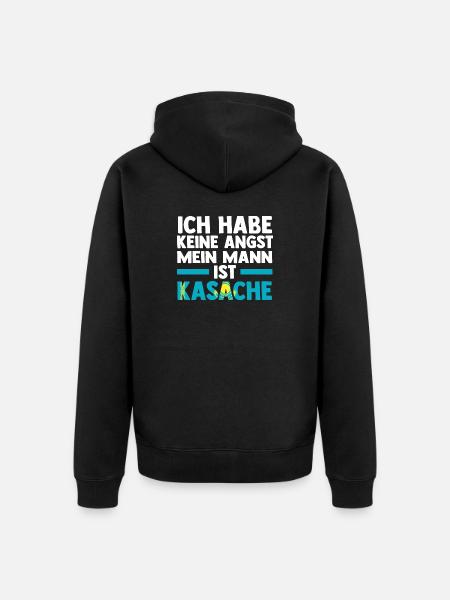 Kasachen Kasachstan - Unisex Premium Bio Zip Hoodie - Schwarz