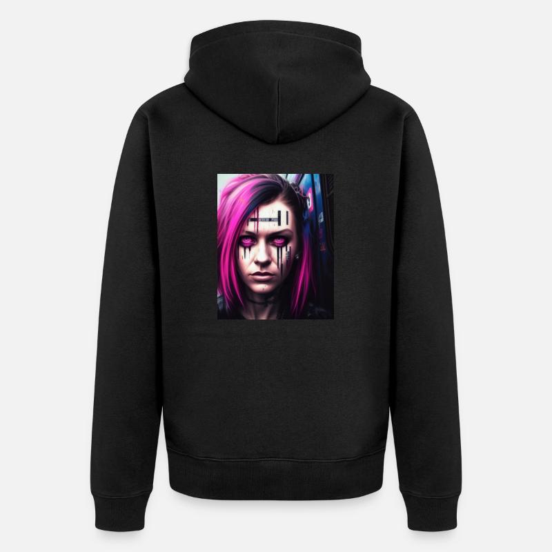 Unique Graffiti Art - Veste à capuche bio Premium Unisexe - noir