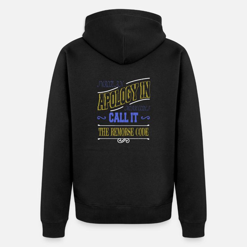 Père PC Anniversaire - Veste à capuche bio Premium Unisexe - noir