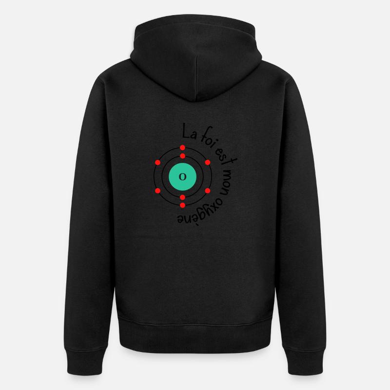 Foi oxygène - Veste à capuche bio Premium Unisexe - noir