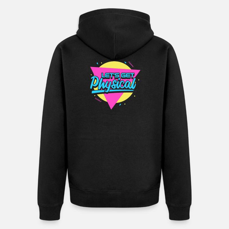 Rendons-nous physiques - Veste à capuche bio Premium Unisexe - noir