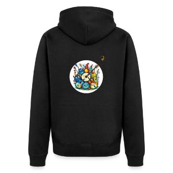 LE GROUPE - Veste à capuche bio Premium Unisexe - noir - Dos - Nico (187cm)