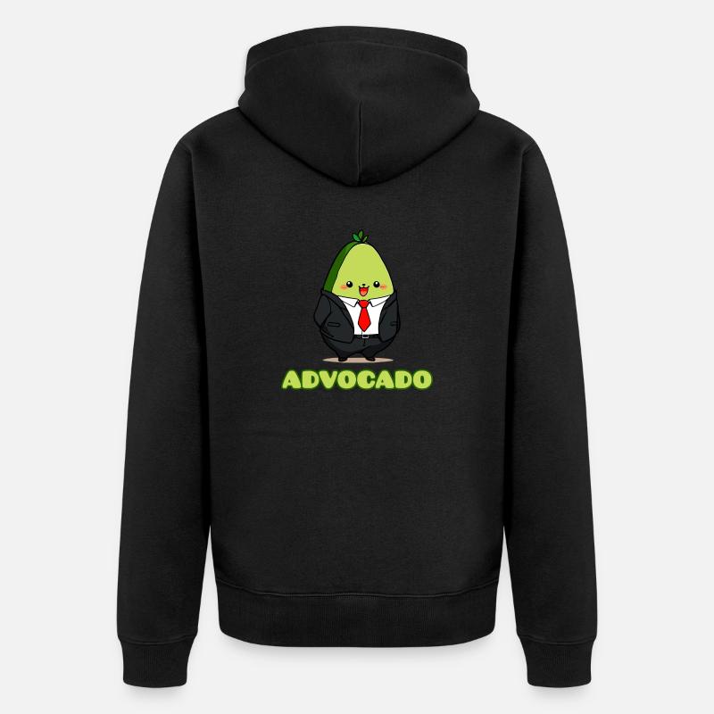 Advocado - Veste à capuche bio Premium Unisexe - noir