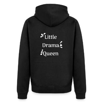 Dictons de bébé - Veste à capuche bio Premium Unisexe - noir - Dos - Nico (187cm)