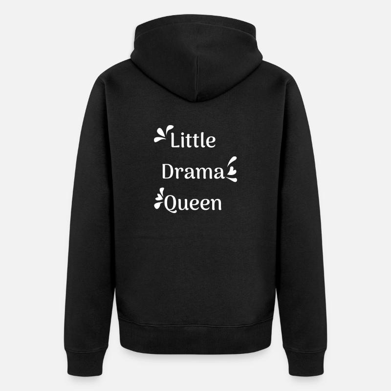 Dictons de bébé - Veste à capuche bio Premium Unisexe - noir