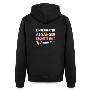 1 Enfant de l’école maternelle Retour à l’école Kita E - Veste à capuche bio Premium Unisexe - noir - Dos - Nico (187cm)