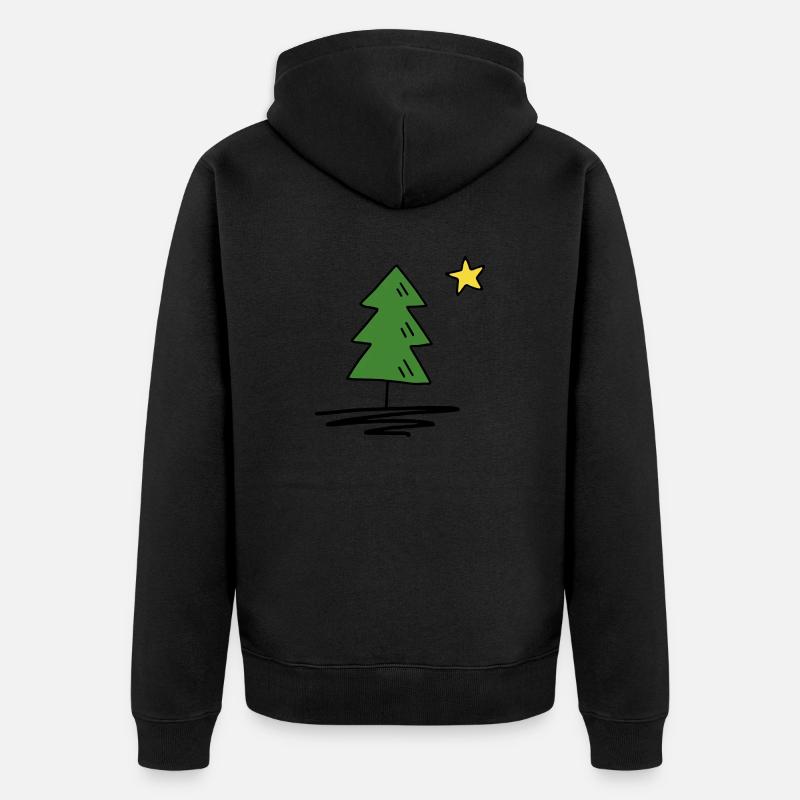 Noël - Veste à capuche bio Premium Unisexe - noir