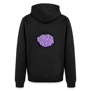 Dinosaur Lover Geek Happy Dino Baby Dork - Veste à capuche bio Premium Unisexe - noir - Dos - Nico (187cm)