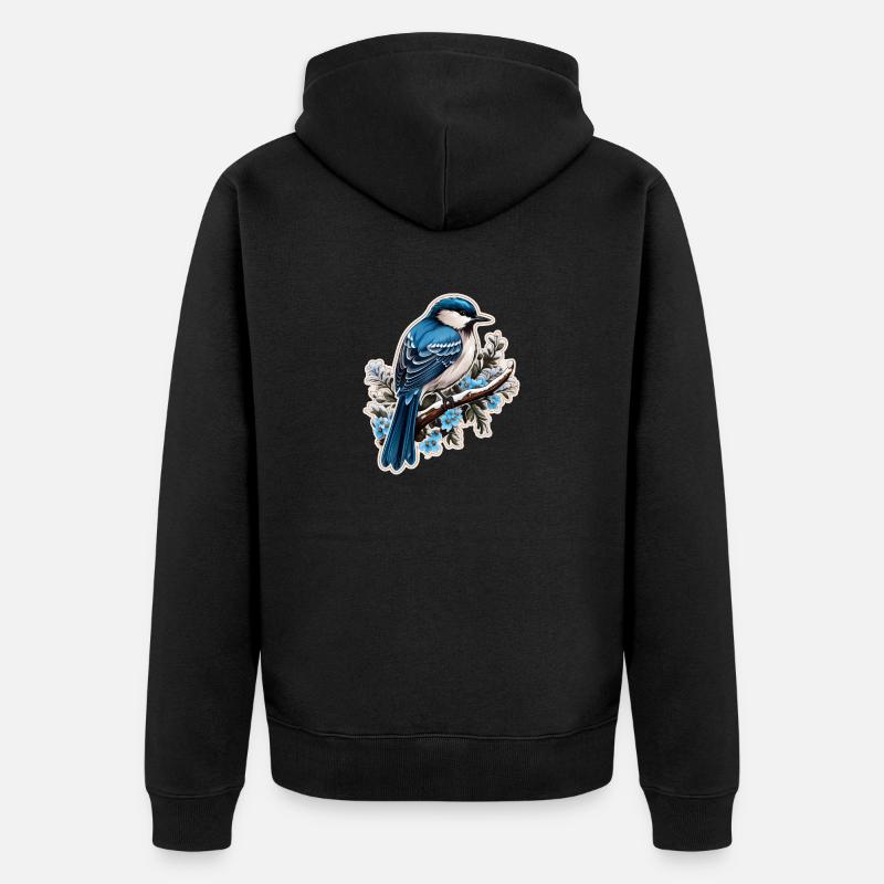 Pin - Veste à capuche bio Premium Unisexe - noir