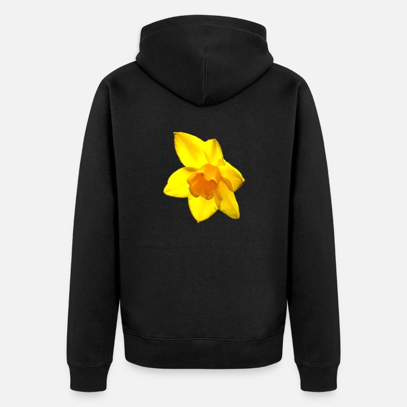Fleur, A731126 - Veste à capuche bio Premium Unisexe - noir