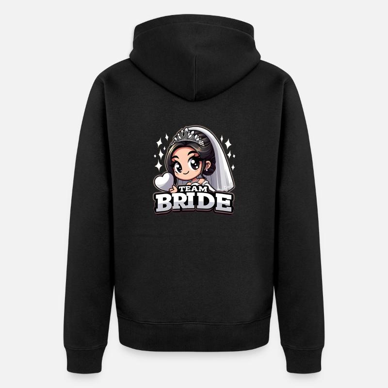 Équipe Bride - Veste à capuche bio Premium Unisexe - noir