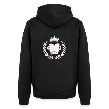 Armoiries de boxe Boxe - Veste à capuche bio Premium Unisexe - noir - Dos - Nico (187cm)