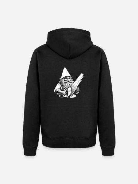 Lumberjack - Unisex Premium Organic Zip Hoodie - black
