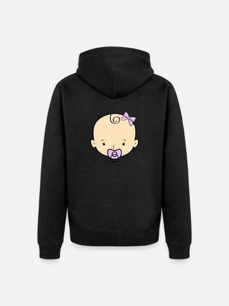 Bébé - Veste à capuche bio Premium Unisexe - noir