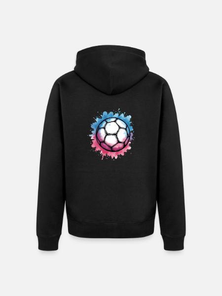 Idées cadeaux Handball - Handballs - Veste à capuche bio Premium Unisexe - noir